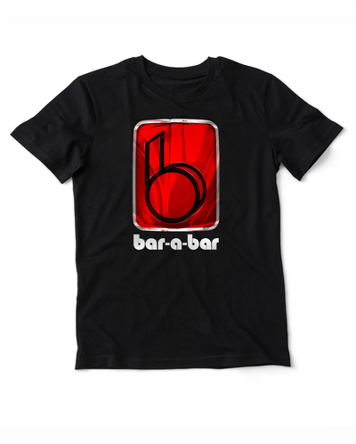 YNRA branded merch Bar-a-Bar t-shirt