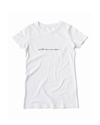 YNRA t-shirt female black you'll never rave alone